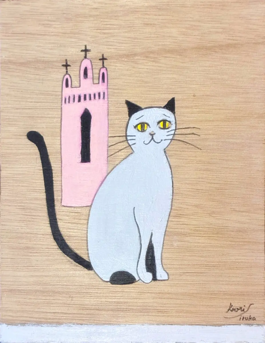 ジョージアの空に溶ける古い寺院とネコ - IROKA | ArtNow