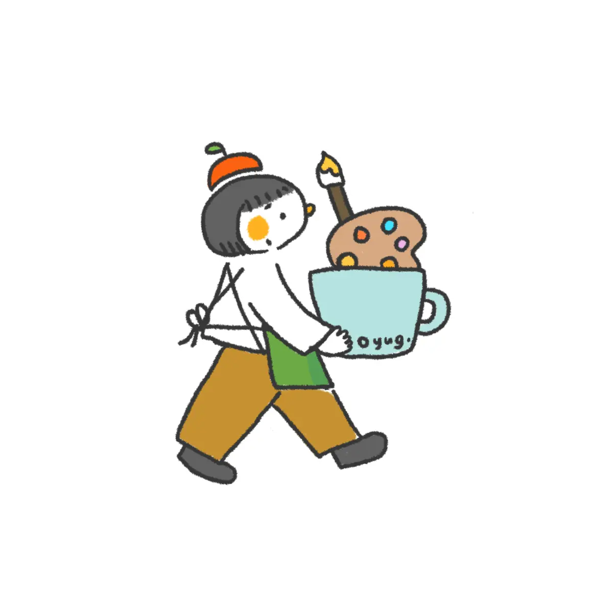 おゆぐイラストカット - オユグちゃん | ArtNow