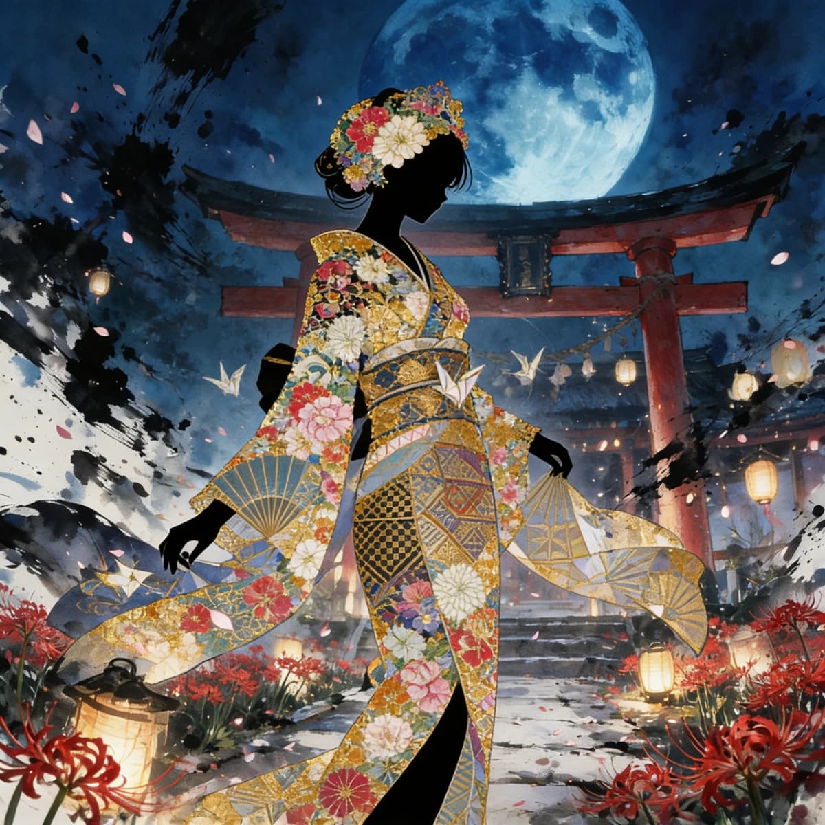 月待ちて… /  Esprit du Wa - N.あつめ(Xでは夏芽藍) | ArtNow