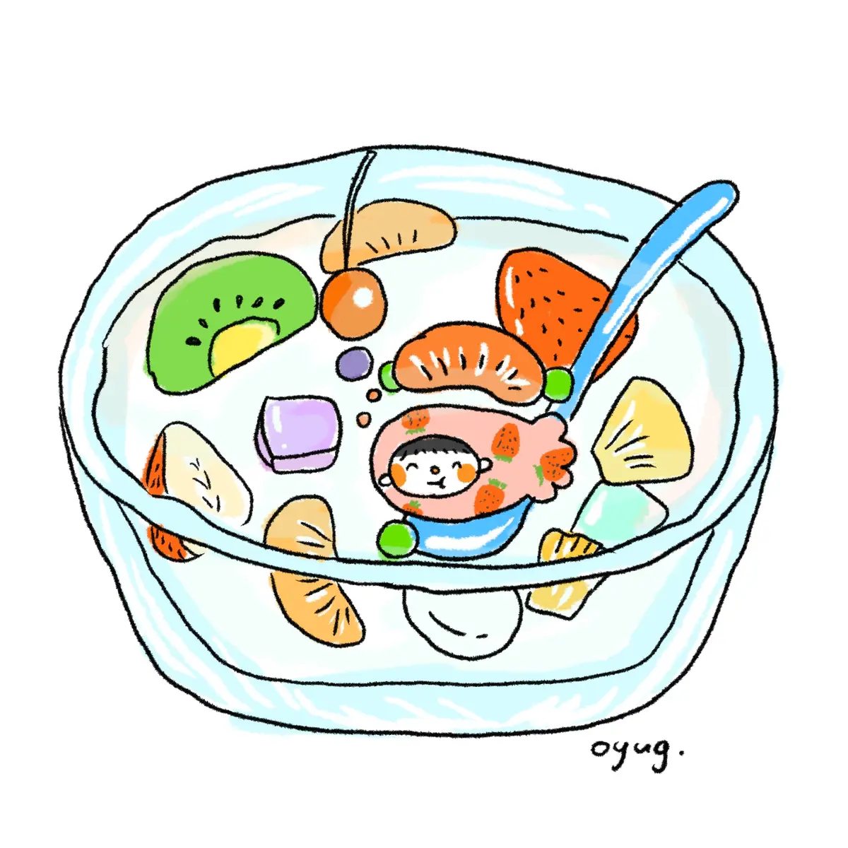 フルーツポンチ - オユグちゃん | ArtNow
