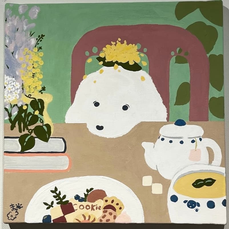 午後のティータイム - まろ。 | ArtNow