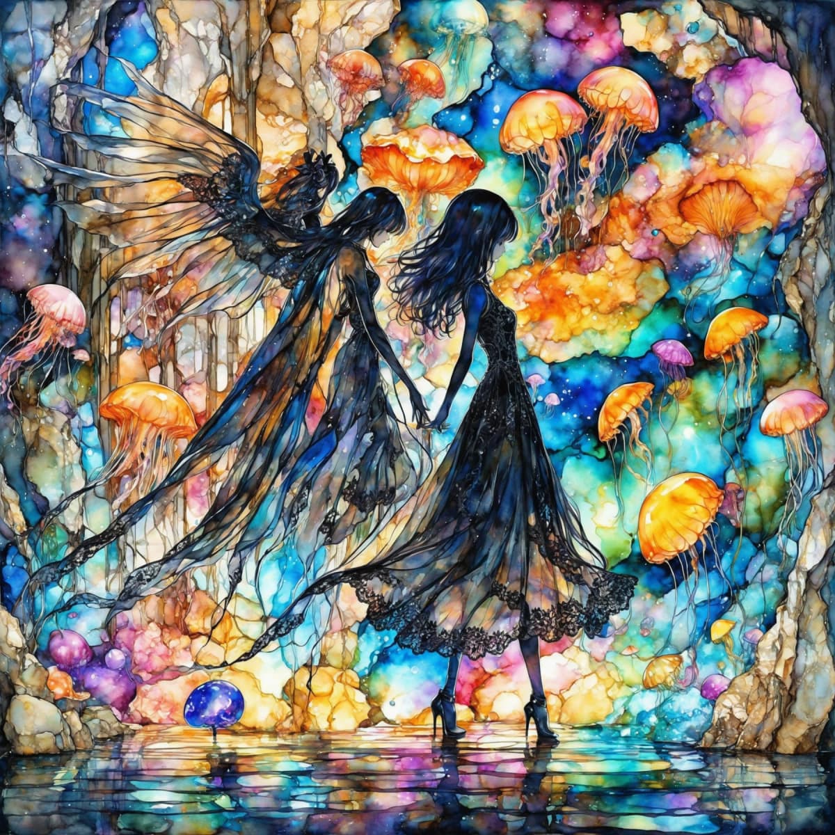 善と悪が溶けあう小部屋 - N.あつめ(Xでは夏芽藍) | ArtNow