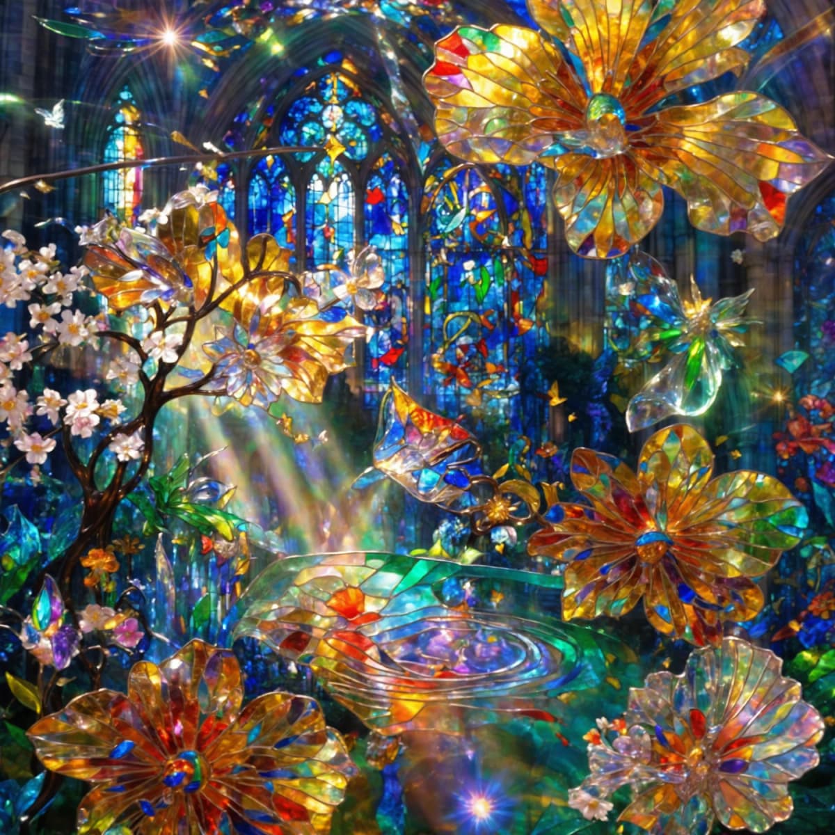 光粒子のシンフォニー - N.あつめ(Xでは夏芽藍) | ArtNow