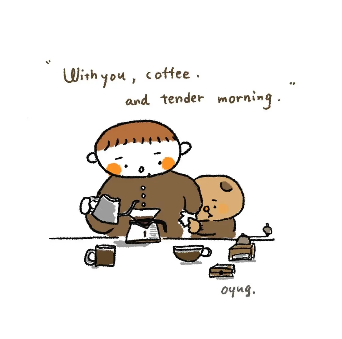 coffee - オユグちゃん | ArtNow